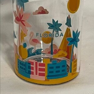 Starbucks Florida You Are Here Glass Water Bottle